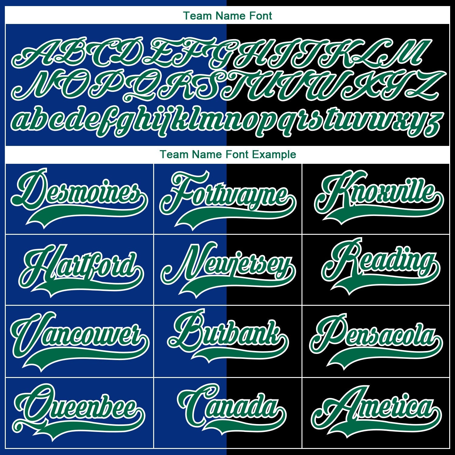 Custom Black Kelly Green Royal-White Split Fashion Hockey Lace Neck Jersey view 6