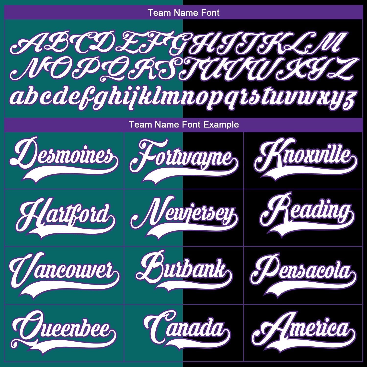 Custom Black Purple Teal-White Split Fashion Hockey Lace Neck Jersey view 6
