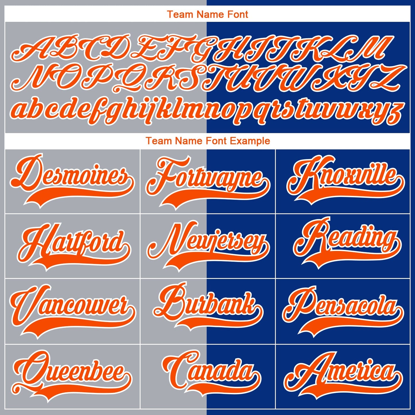Custom Royal Orange Gray-White Split Fashion Hockey Lace Neck Jersey view 6