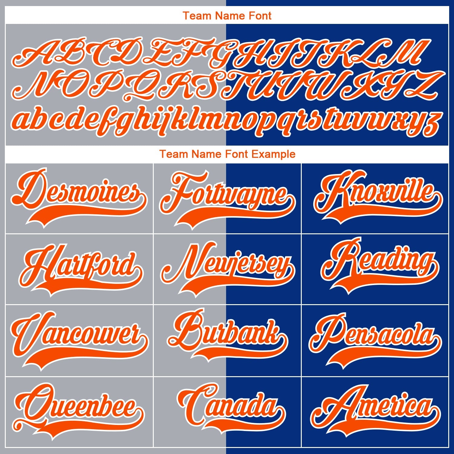 Custom Royal Orange Gray-White Split Fashion Hockey Lace Neck Jersey view 6
