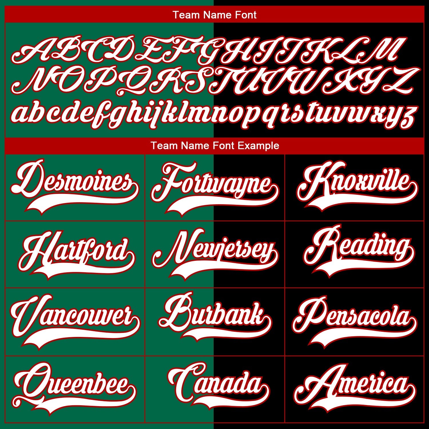 Custom Black Red Kelly Green-White Split Fashion Hockey Lace Neck Jersey view 6