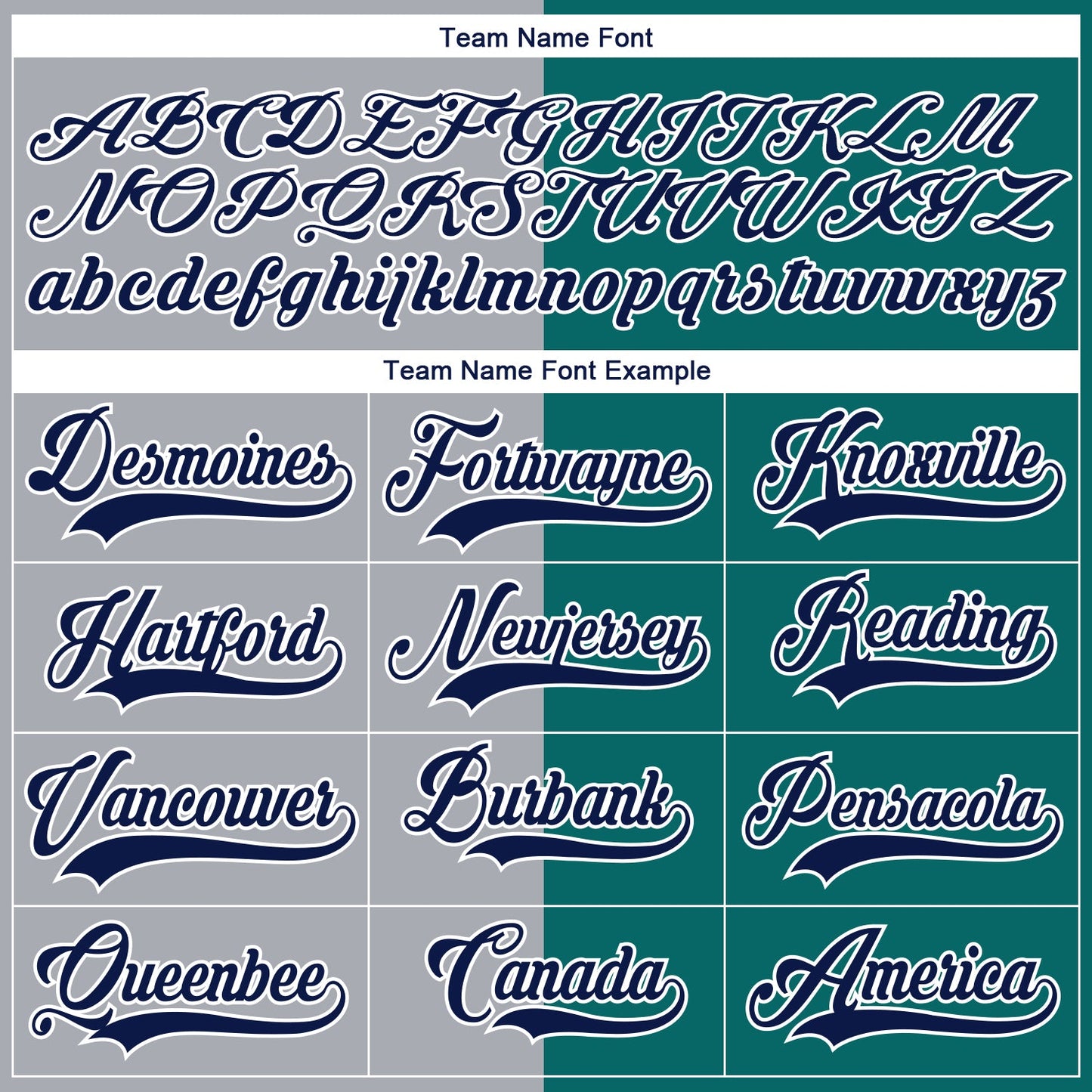 Custom Teal Navy Gray-White Split Fashion Hockey Lace Neck Jersey view 6