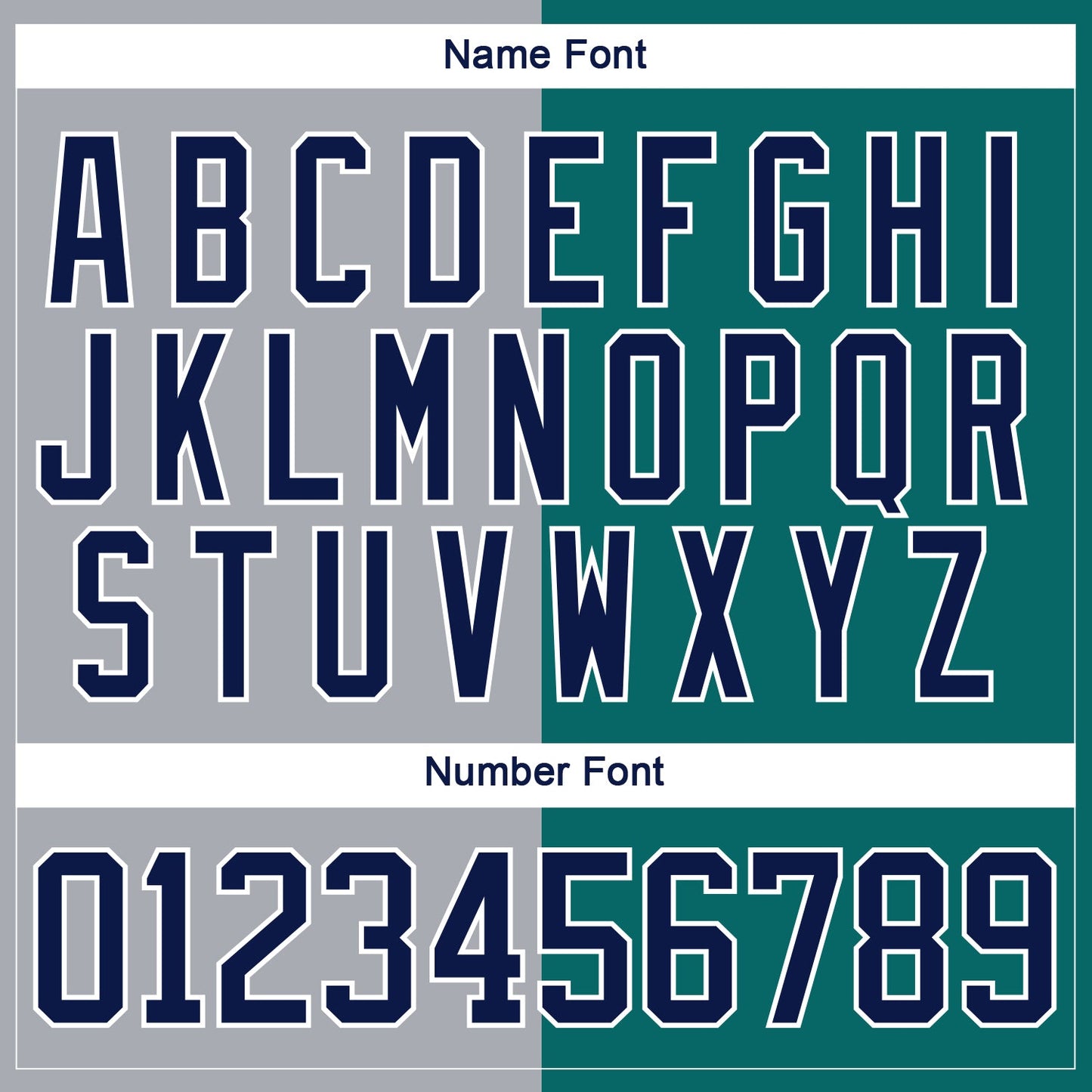 Custom Teal Navy Gray-White Split Fashion Hockey Lace Neck Jersey view 7