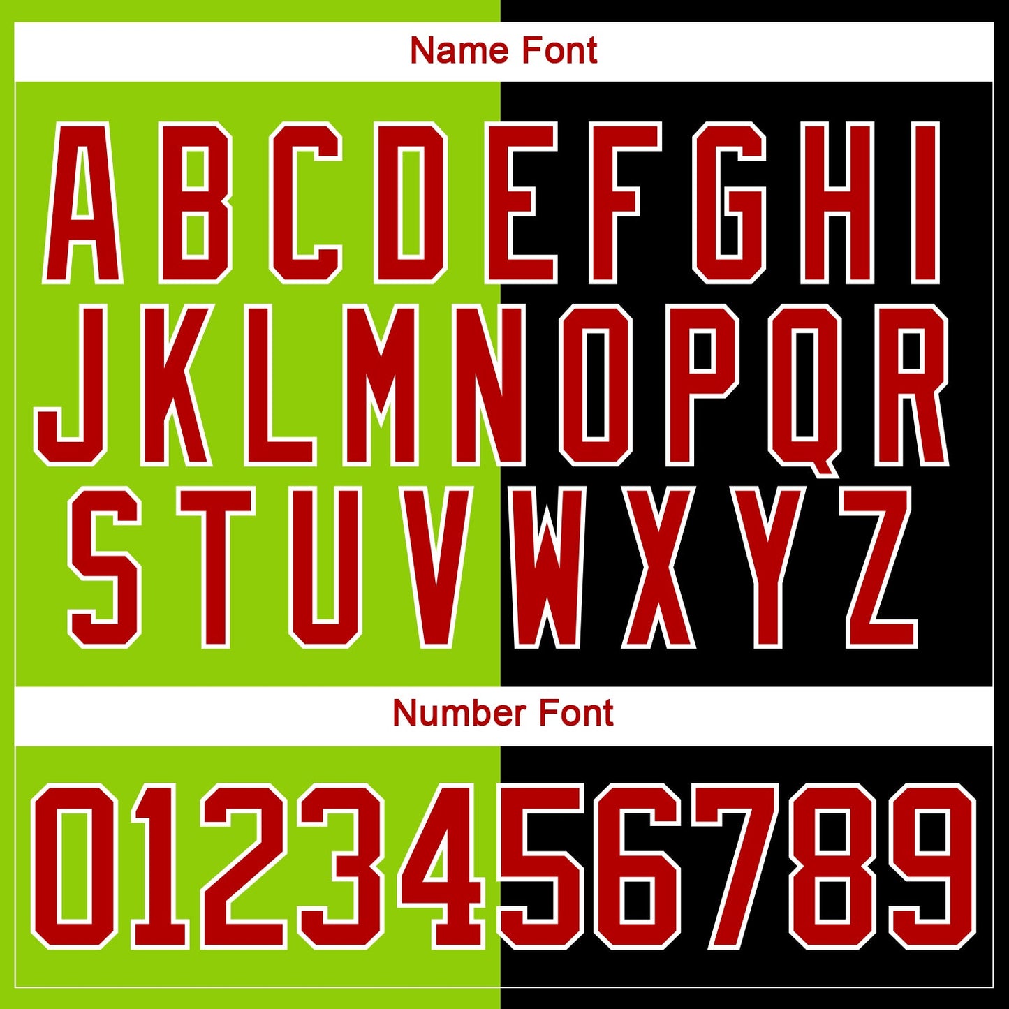 Custom Black Red Neon Green-White Split Fashion Hockey Lace Neck Jersey view 7