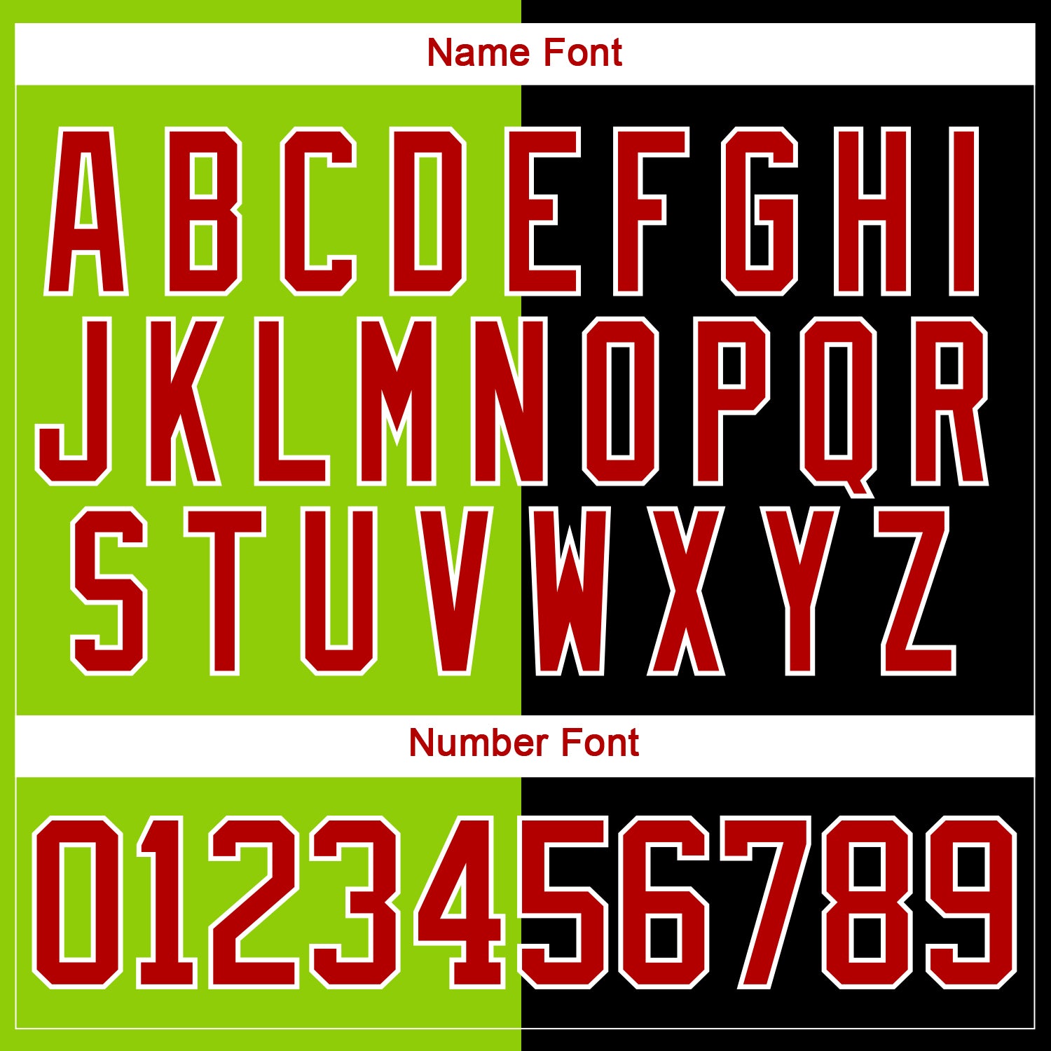 Custom Black Red Neon Green-White Split Fashion Hockey Lace Neck Jersey view 7