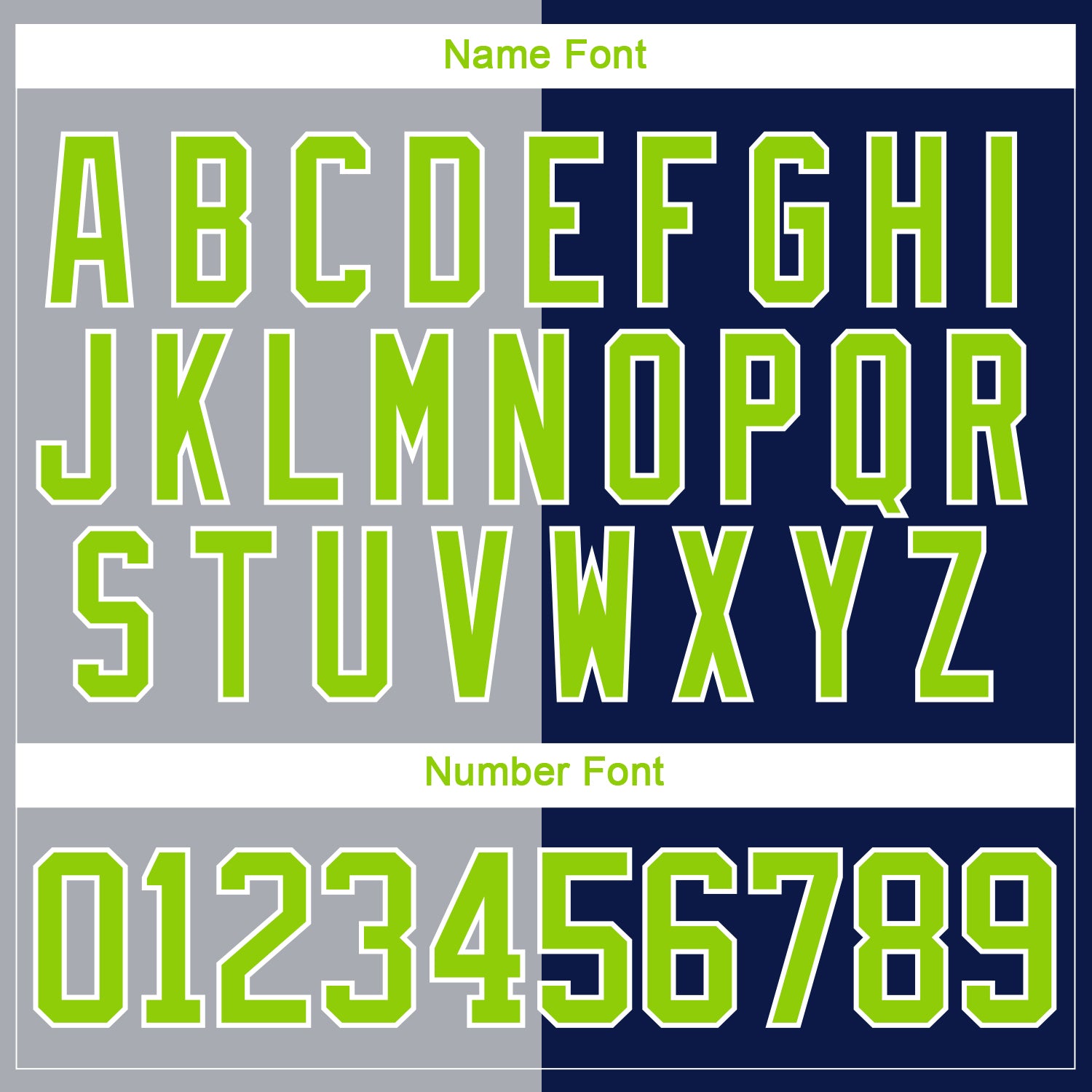 Custom Navy Neon Green Gray-White Split Fashion Hockey Lace Neck Jersey view 7