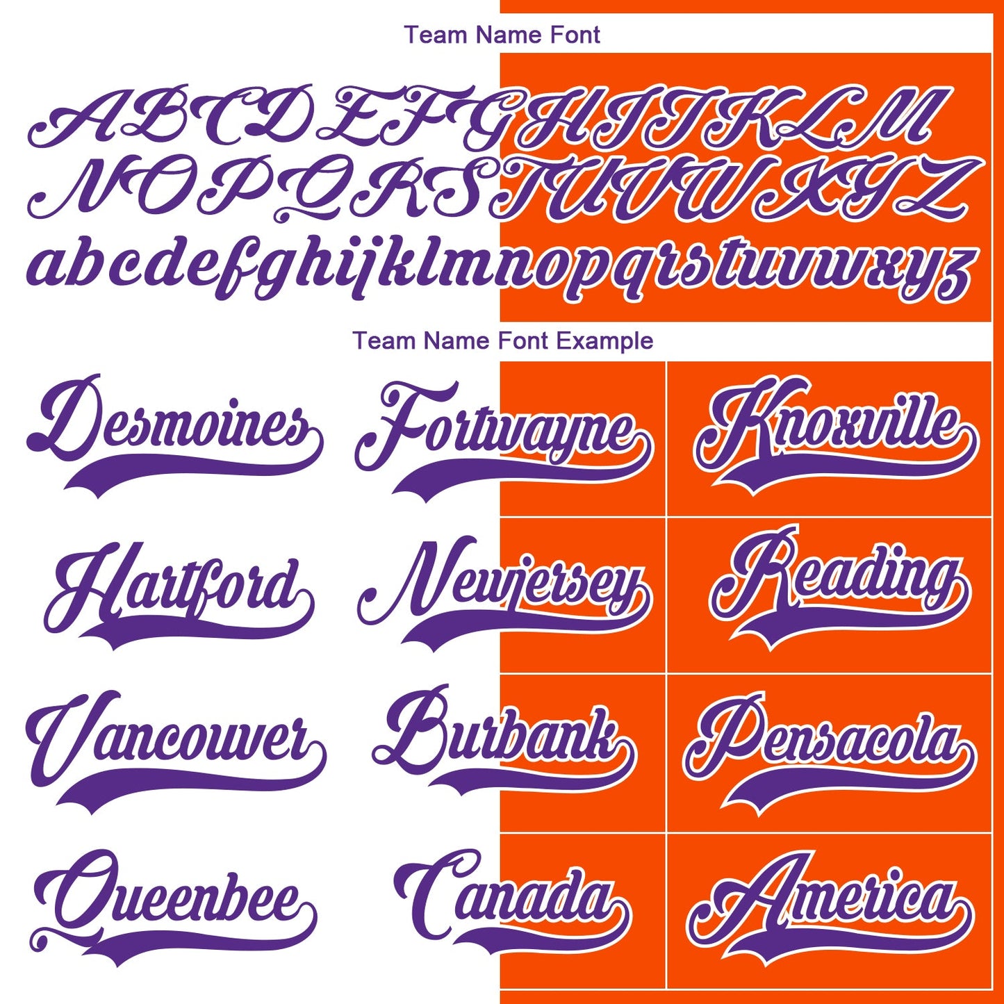 Custom Orange Purple-White Split Fashion Hockey Lace Neck Jersey view 6
