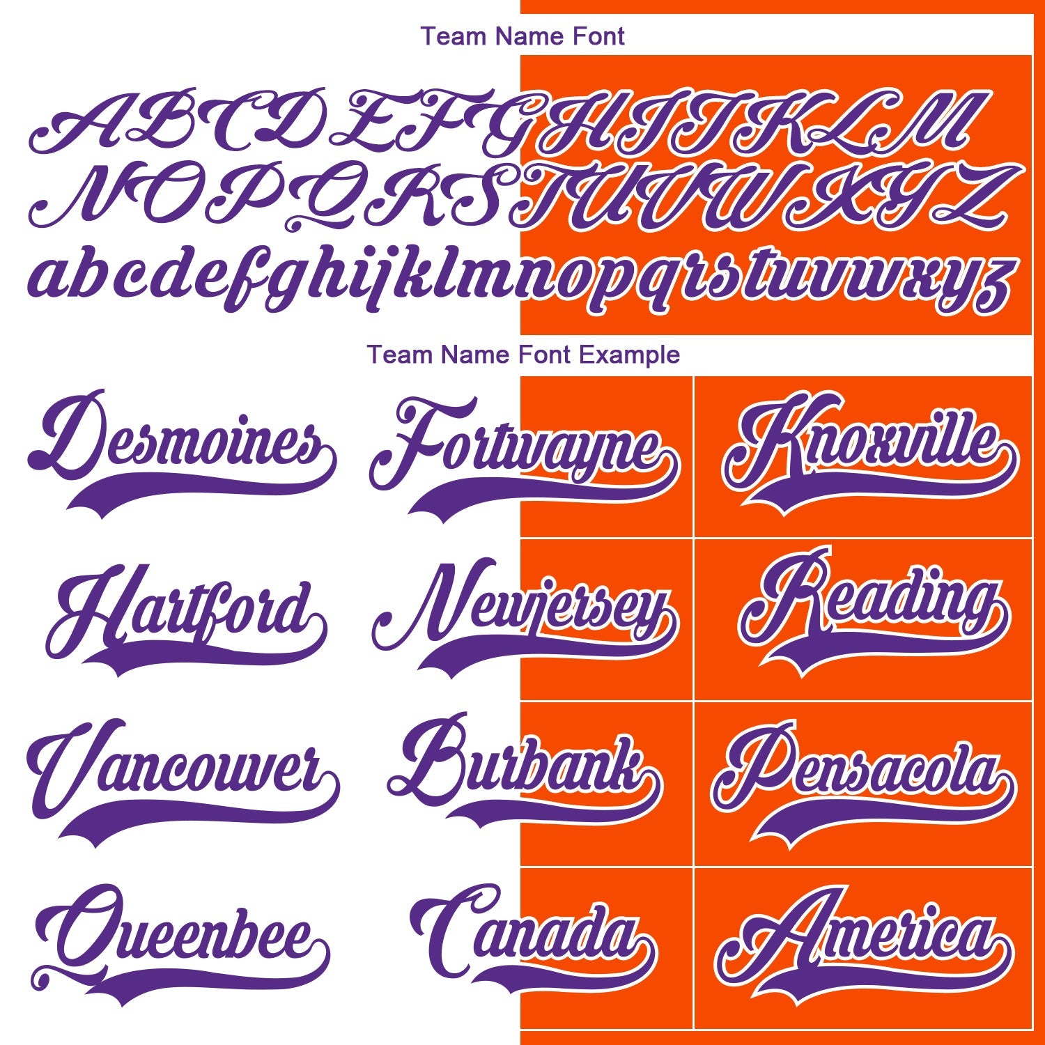 Custom Orange Purple-White Split Fashion Hockey Lace Neck Jersey view 6