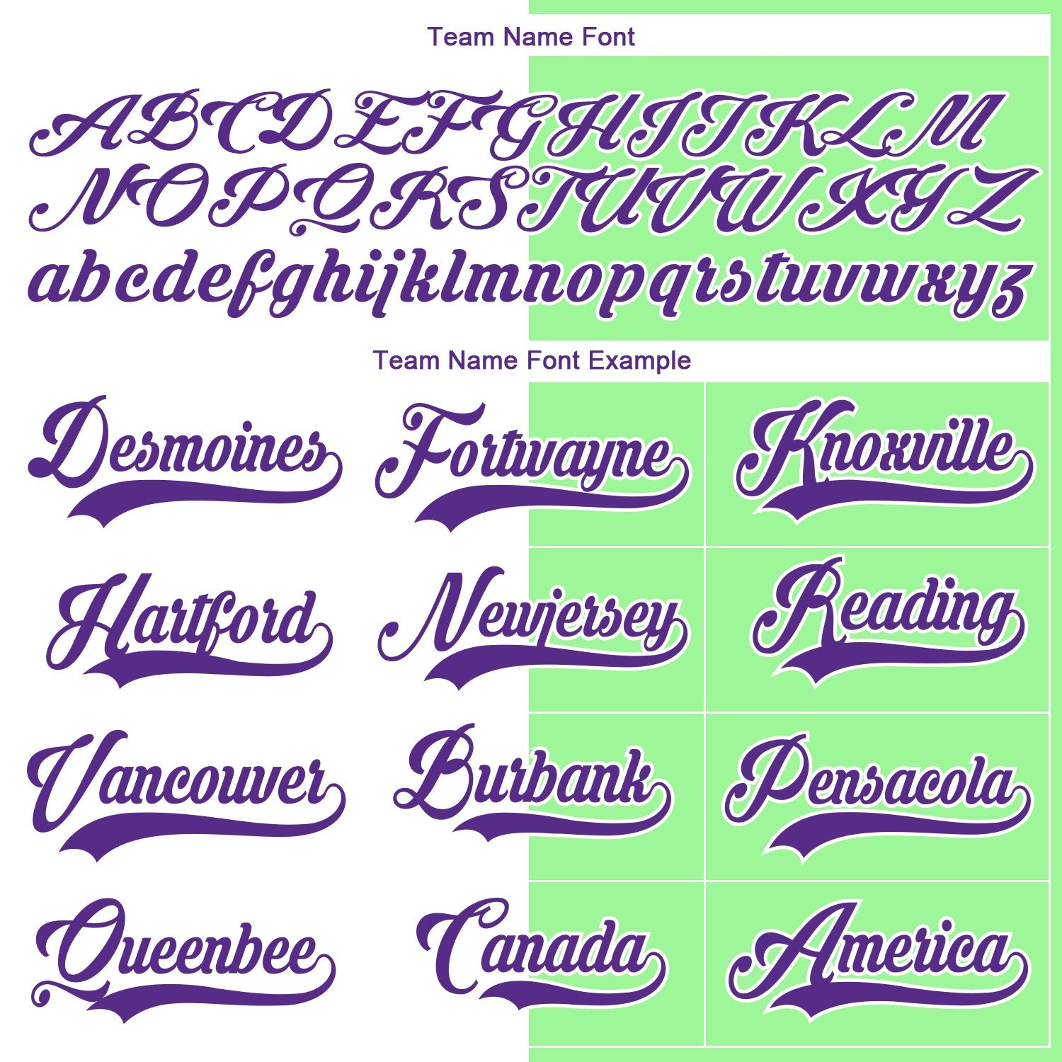 Custom Pea Green Purple-White Split Fashion Hockey Lace Neck Jersey view 6