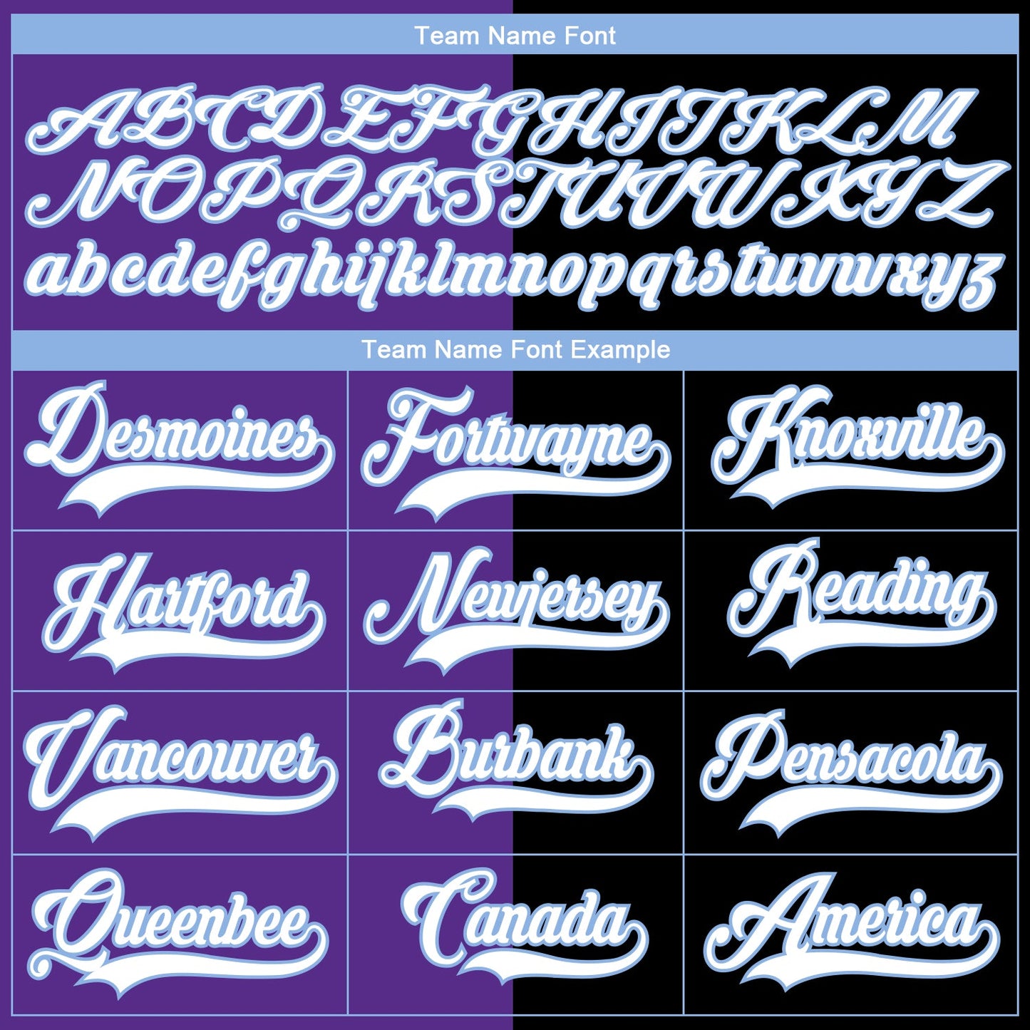 Custom Black White Purple-Light Blue Split Fashion Hockey Lace Neck Jersey view 6