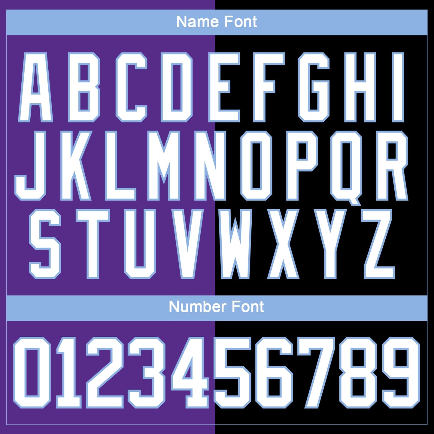 Custom Black White Purple-Light Blue Split Fashion Hockey Lace Neck Jersey view 7
