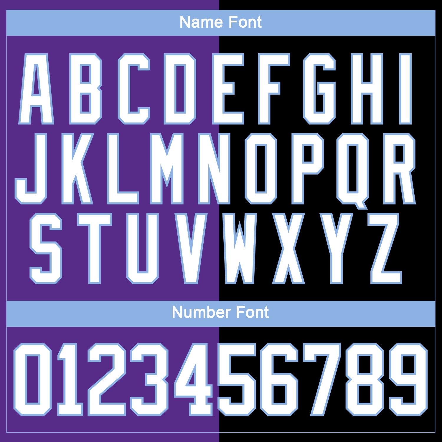 Custom Black White Purple-Light Blue Split Fashion Hockey Lace Neck Jersey view 7