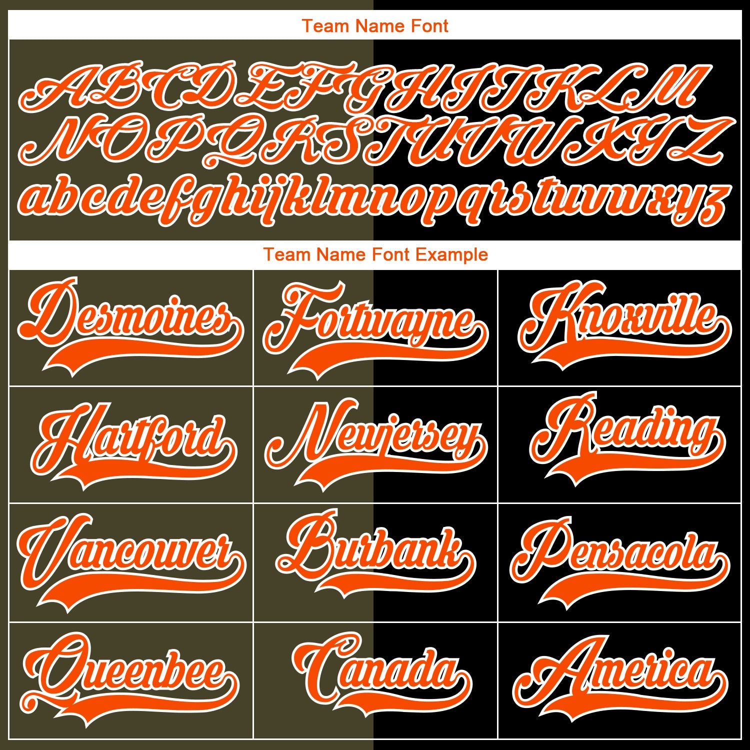 Custom Black Orange Olive-White Split Fashion Hockey Lace Neck Jersey view 6