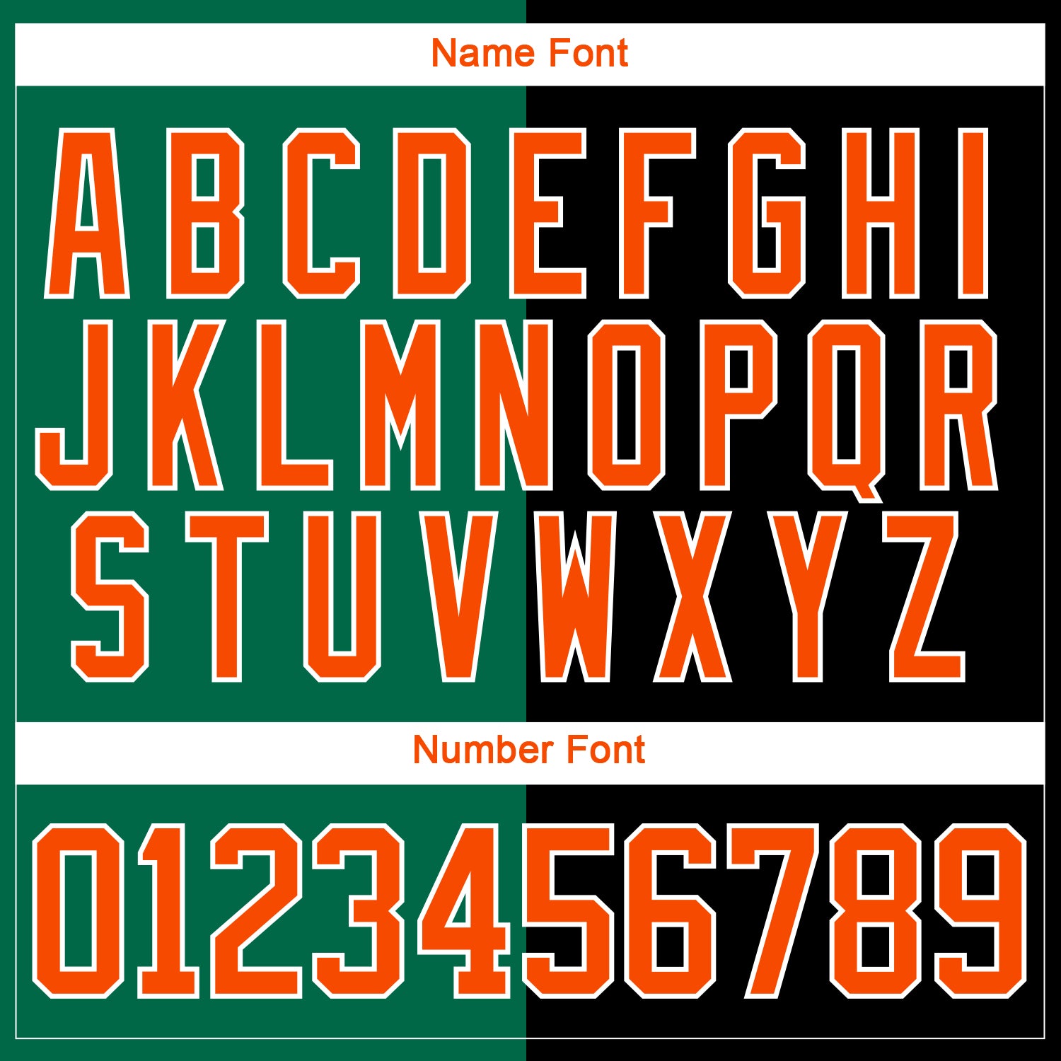 Custom Black Orange Kelly Green-White Split Fashion Hockey Lace Neck Jersey view 7