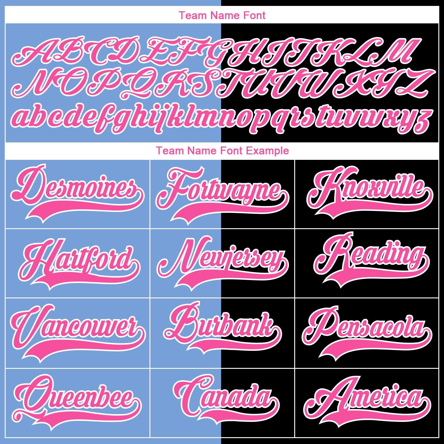 Custom Black Pink Powder Blue-White Split Fashion Hockey Lace Neck Jersey view 6
