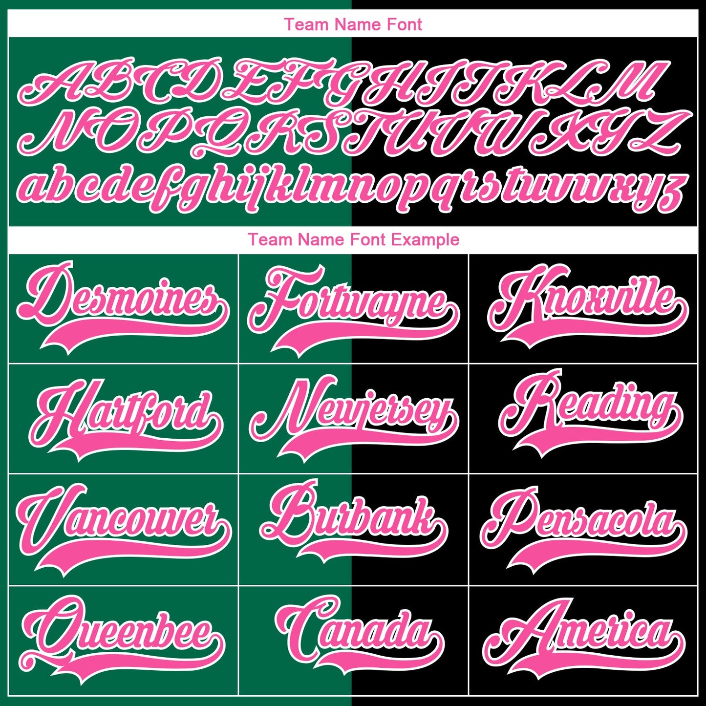 Custom Black Pink Kelly Green-White Split Fashion Hockey Lace Neck Jersey view 6