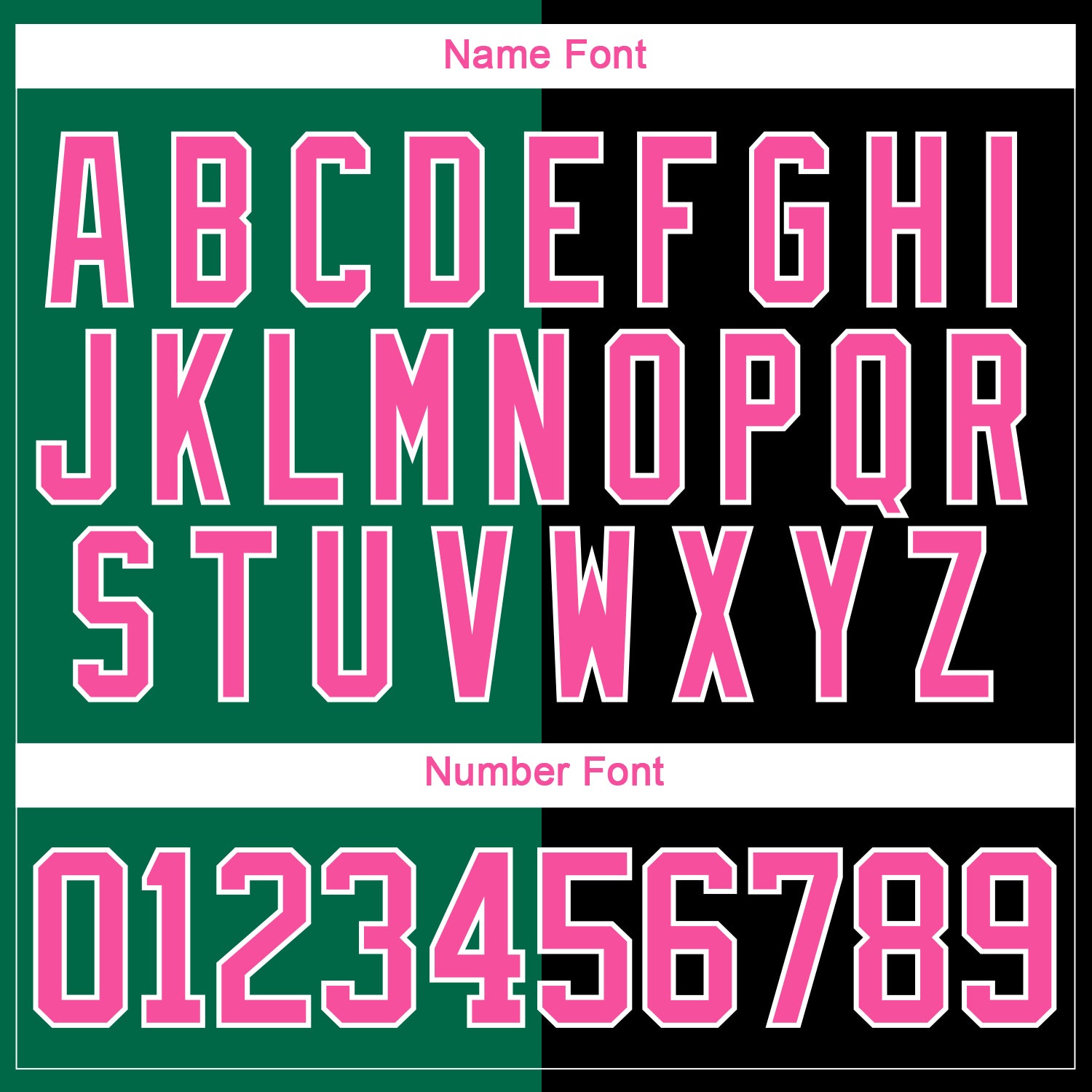 Custom Black Pink Kelly Green-White Split Fashion Hockey Lace Neck Jersey view 7