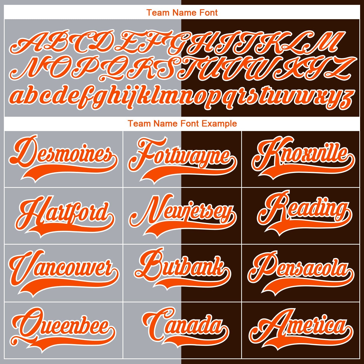 Custom Brown Orange Gray-White Split Fashion Hockey Lace Neck Jersey view 6
