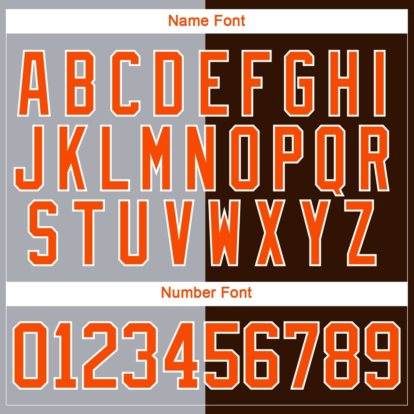 Custom Brown Orange Gray-White Split Fashion Hockey Lace Neck Jersey view 7