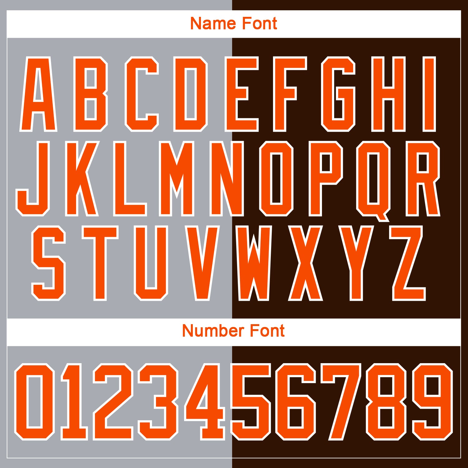 Custom Brown Orange Gray-White Split Fashion Hockey Lace Neck Jersey view 7