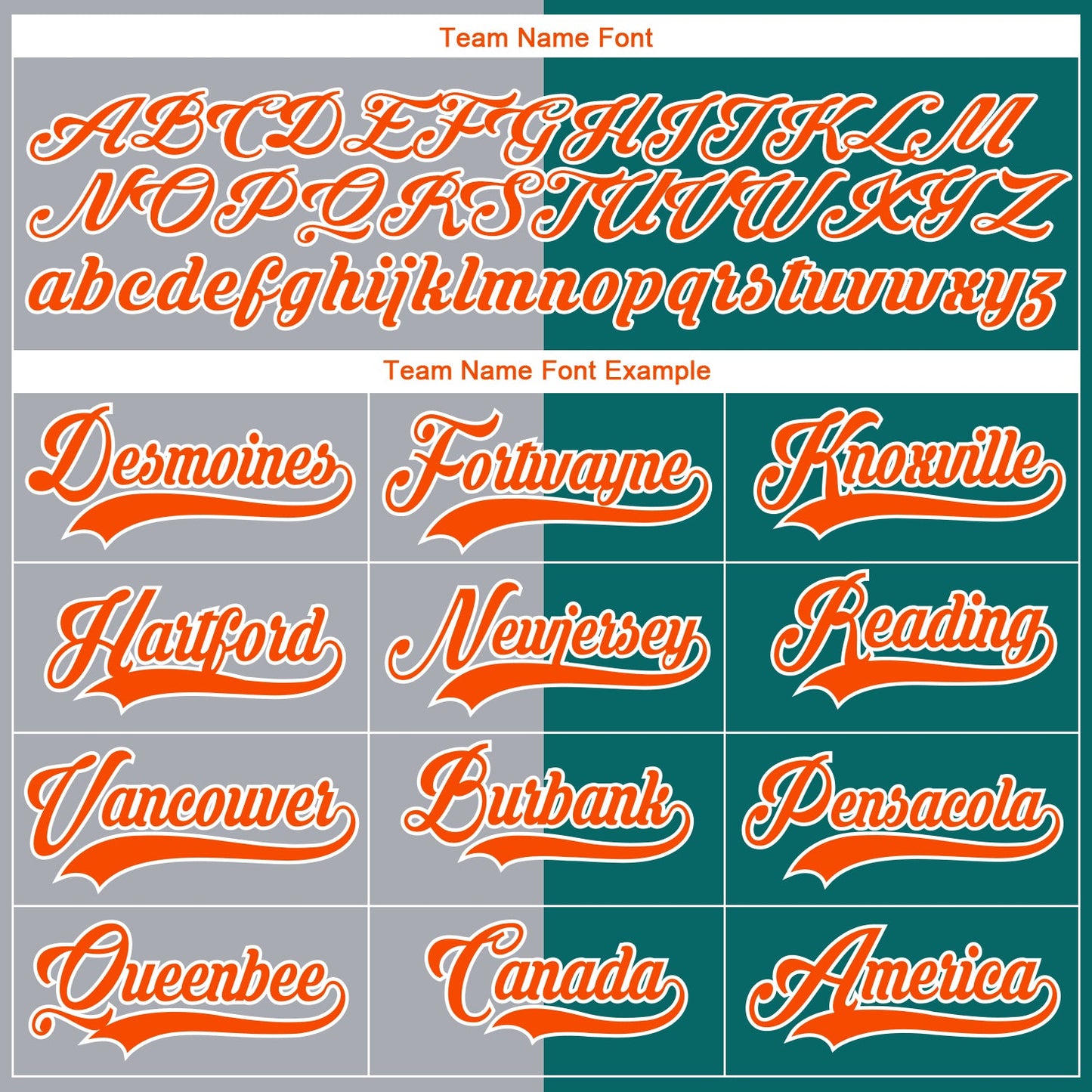 Custom Teal Orange Gray-White Split Fashion Hockey Lace Neck Jersey view 6