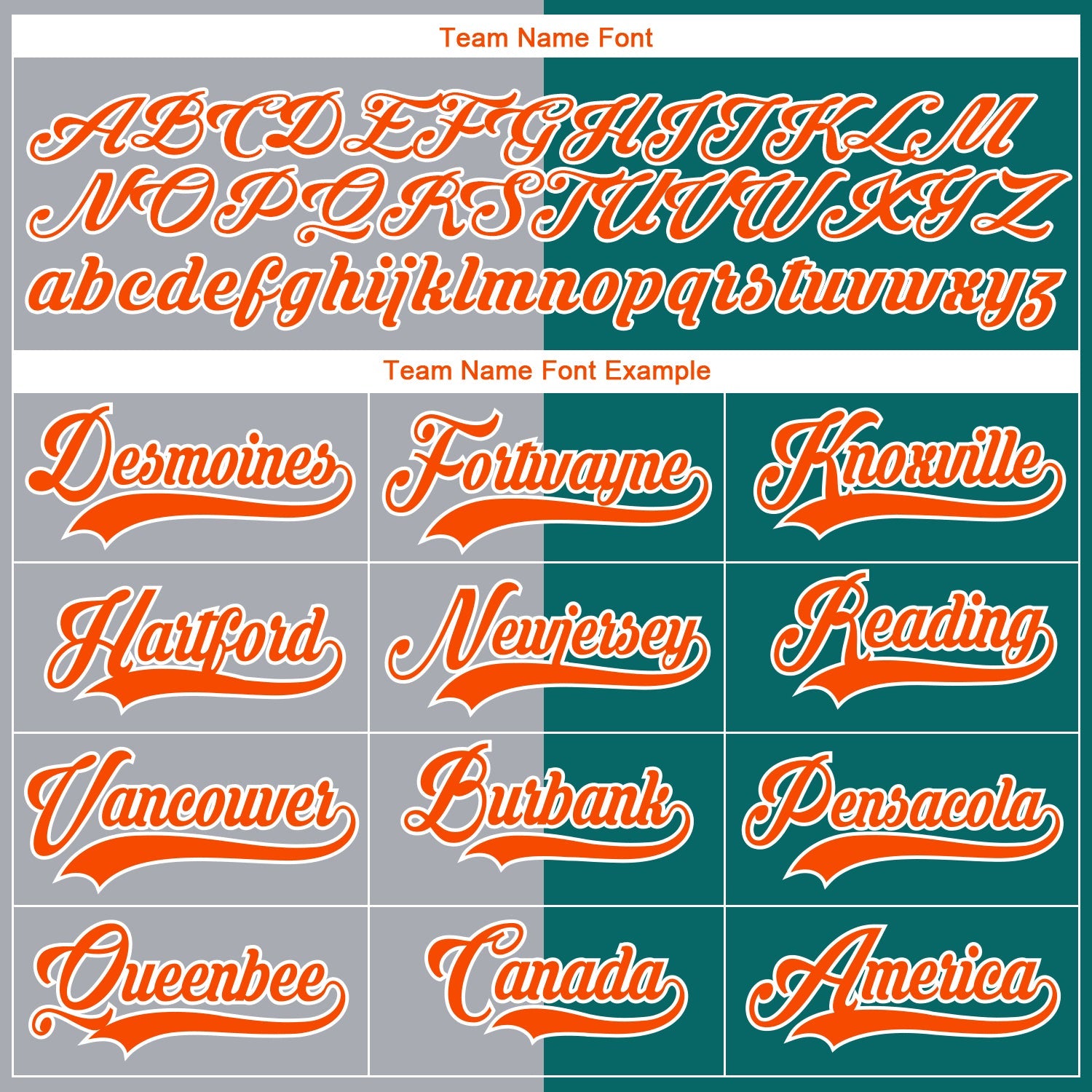Custom Teal Orange Gray-White Split Fashion Hockey Lace Neck Jersey view 6