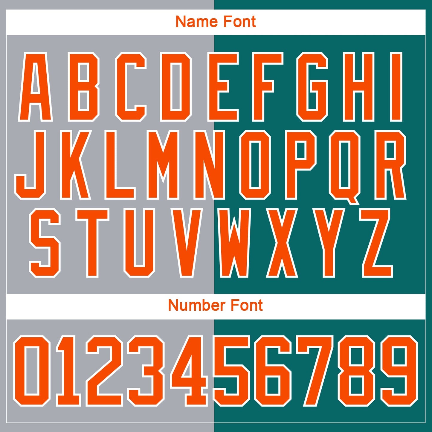 Custom Teal Orange Gray-White Split Fashion Hockey Lace Neck Jersey view 7