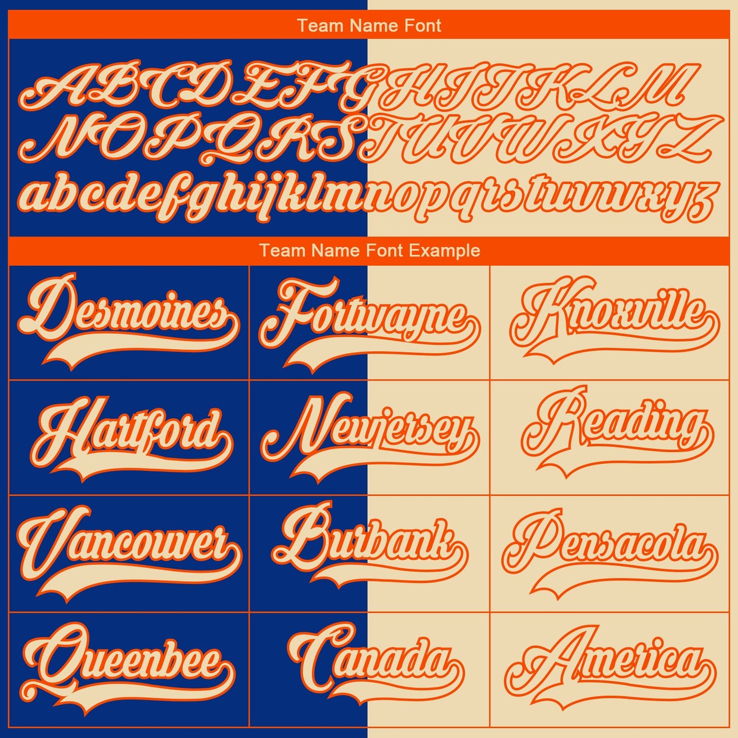 Custom Cream Royal-Orange Split Fashion Hockey Lace Neck Jersey view 6