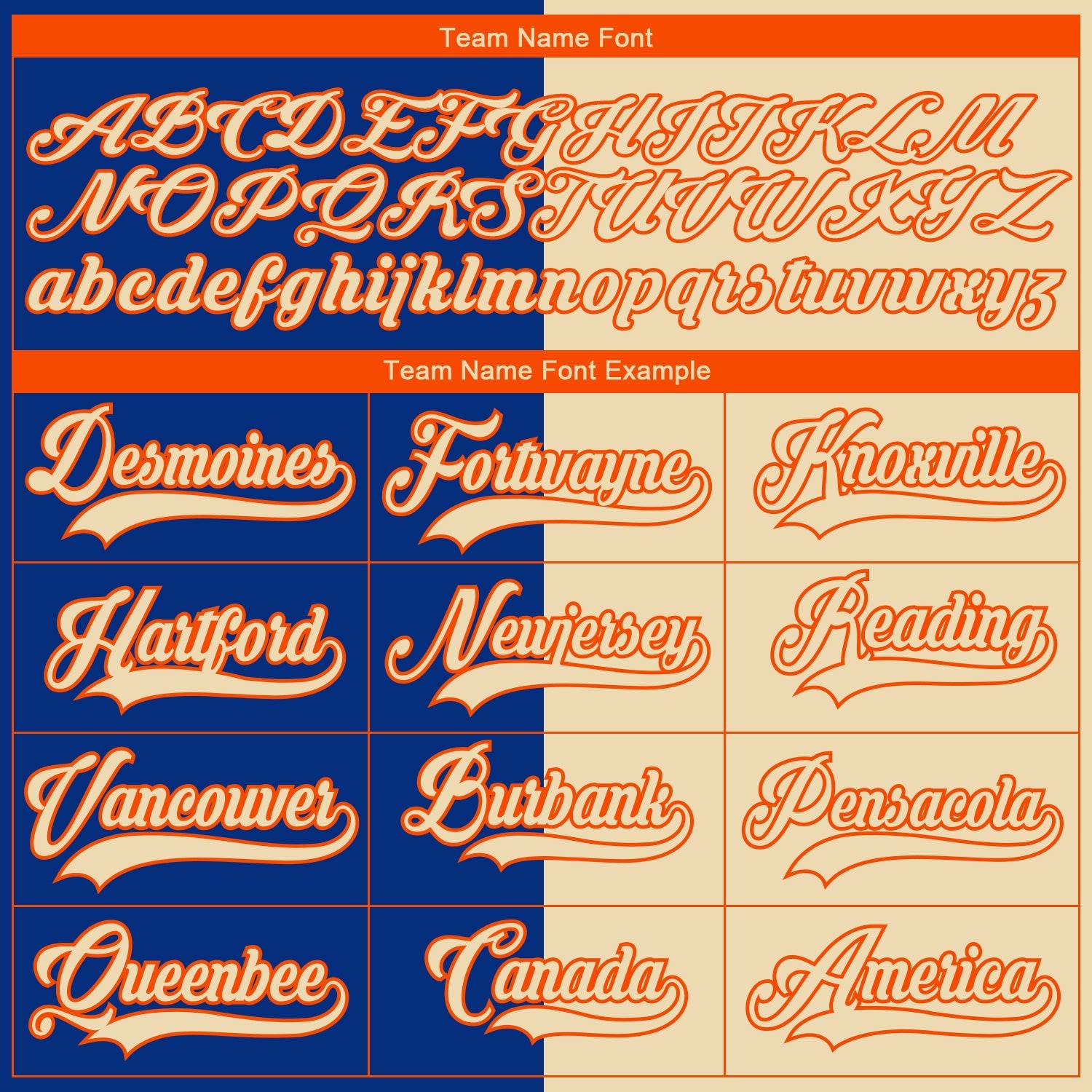 Custom Cream Royal-Orange Split Fashion Hockey Lace Neck Jersey view 6