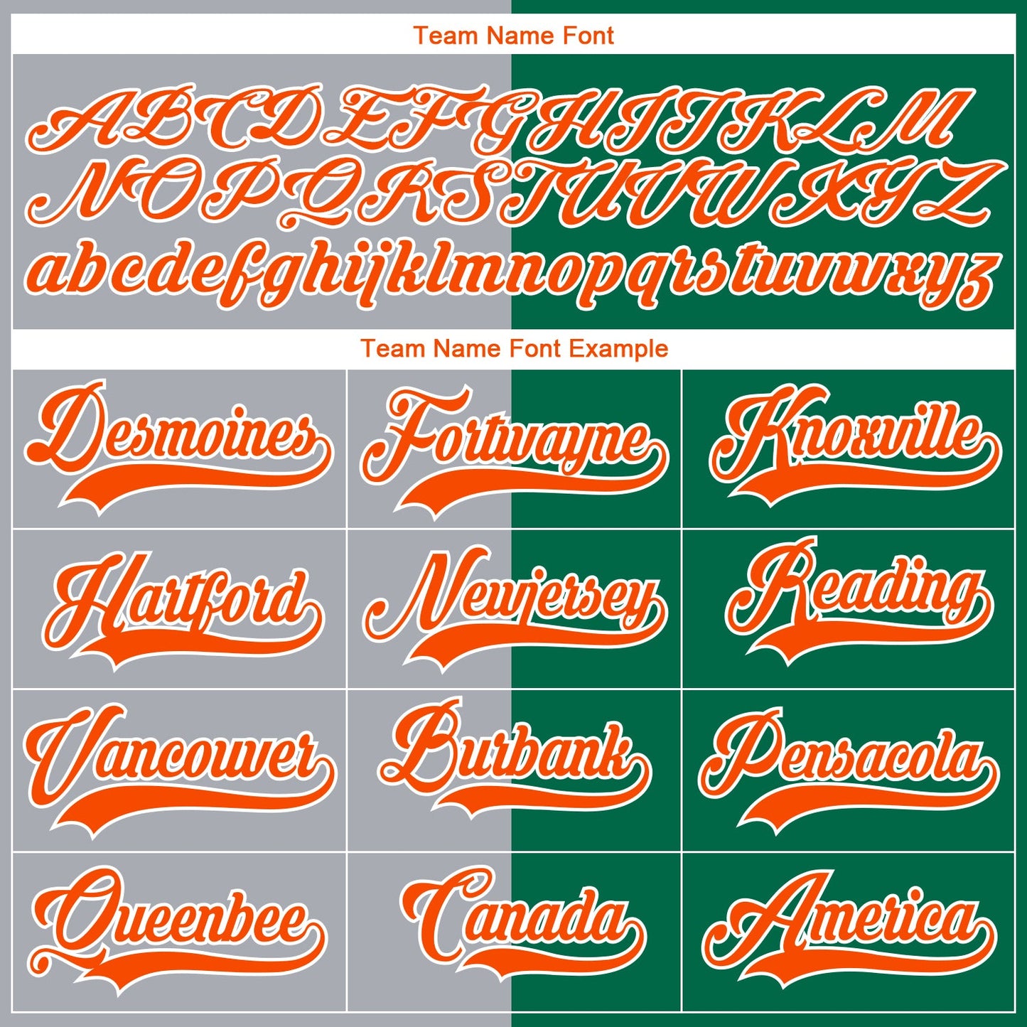 Custom Kelly Green Orange Gray-White Split Fashion Hockey Lace Neck Jersey view 6