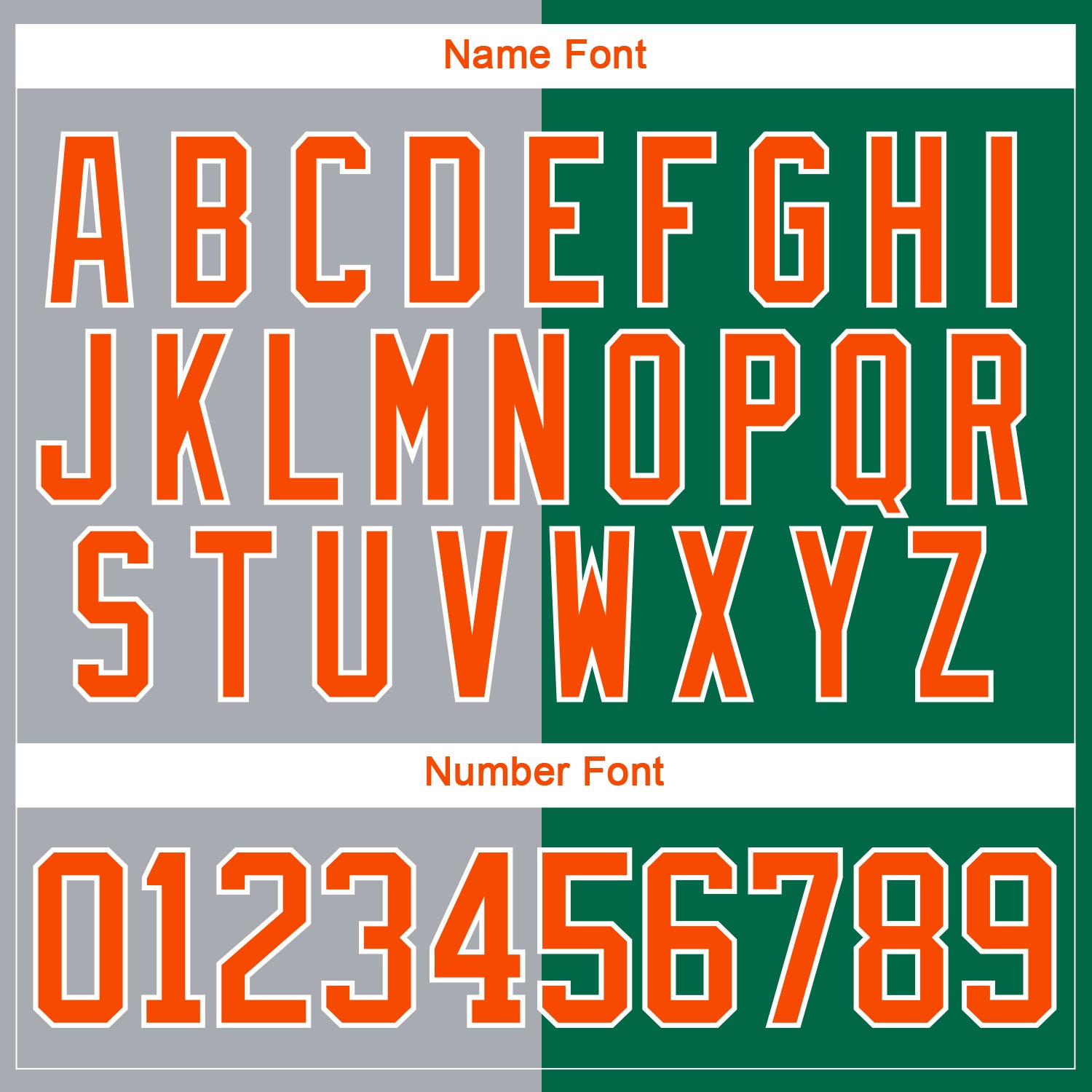 Custom Kelly Green Orange Gray-White Split Fashion Hockey Lace Neck Jersey view 7
