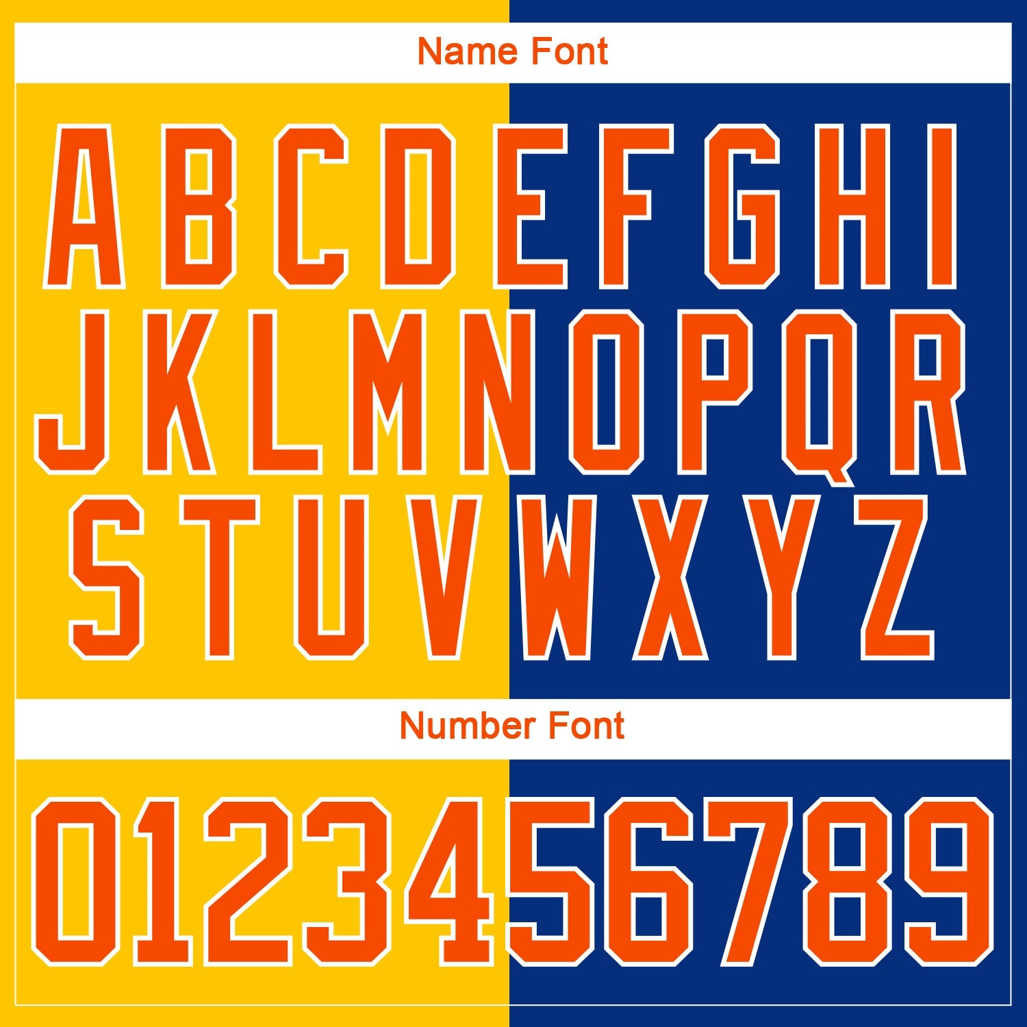 Custom Royal Orange Yellow-White Split Fashion Hockey Lace Neck Jersey view 7