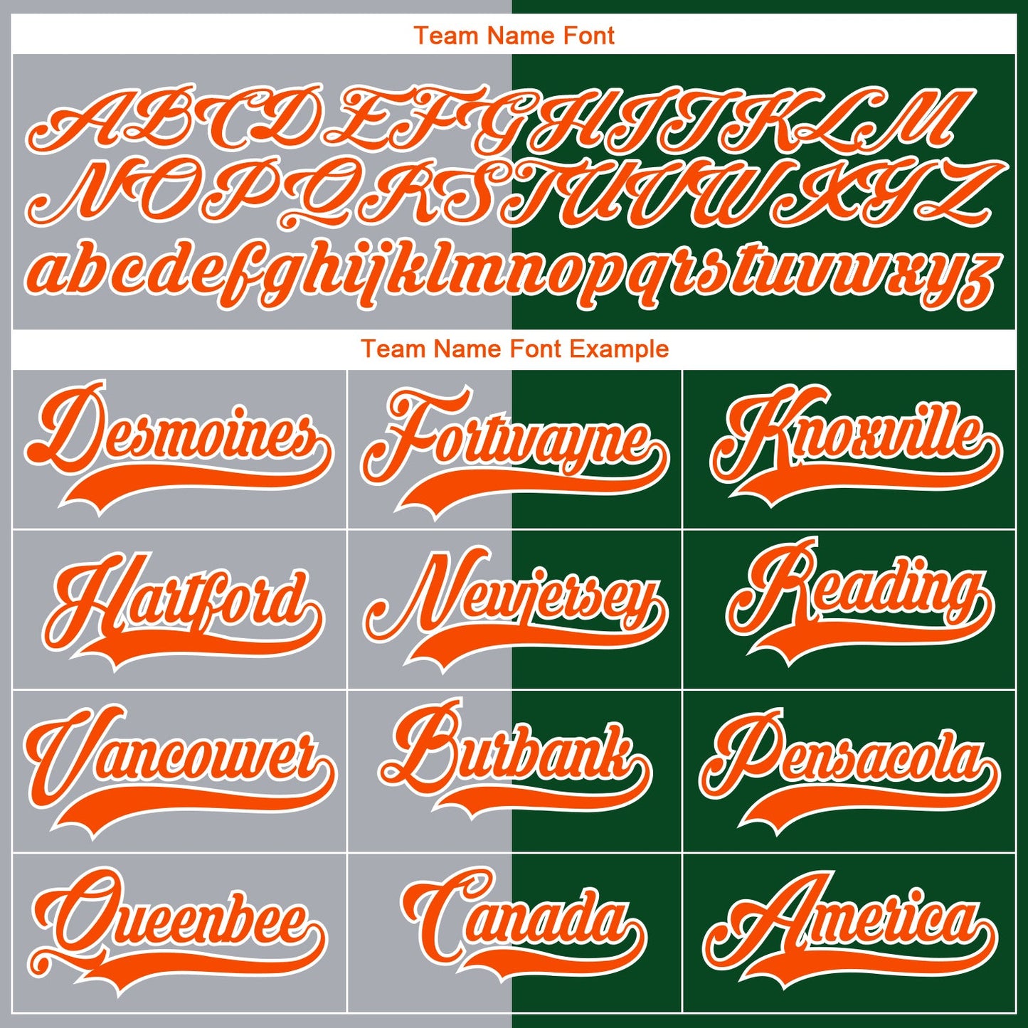 Custom Green Orange Gray-White Split Fashion Hockey Lace Neck Jersey view 6
