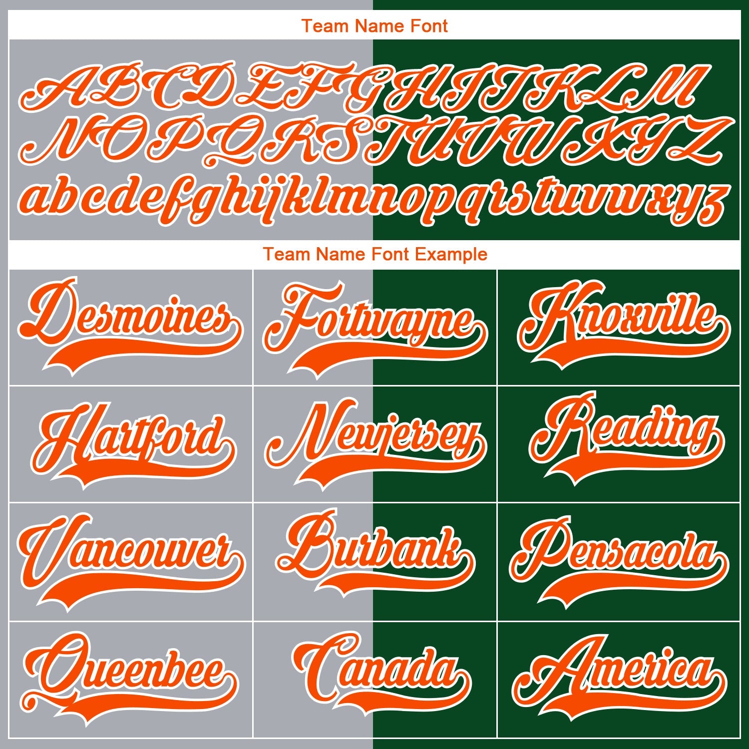 Custom Green Orange Gray-White Split Fashion Hockey Lace Neck Jersey view 6