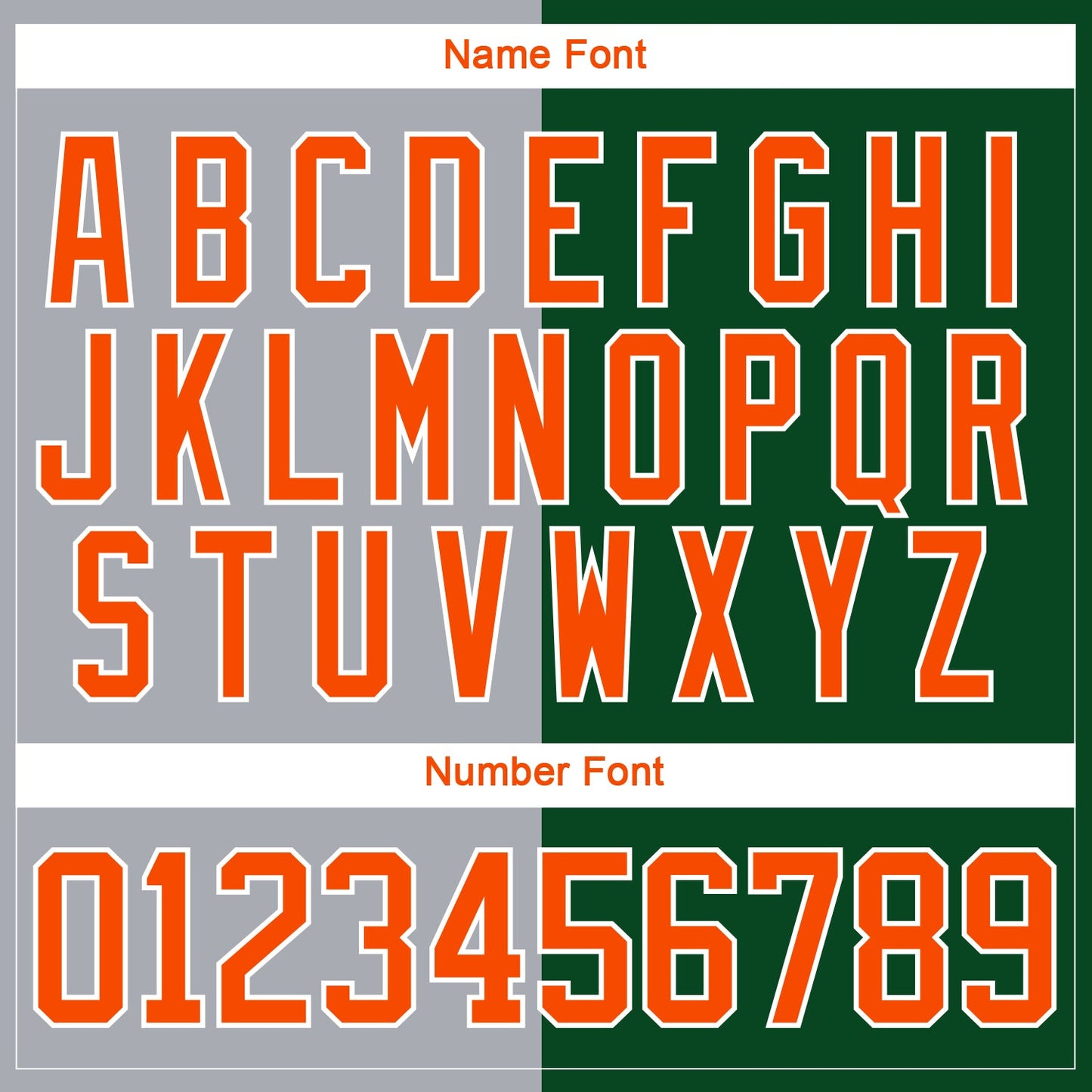 Custom Green Orange Gray-White Split Fashion Hockey Lace Neck Jersey view 7