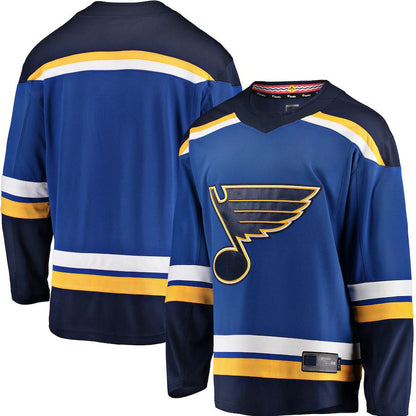 St.L.Blues Fanatics Branded Breakaway Home Jersey  Blue Stitched American Hockey Jerseys - Main View