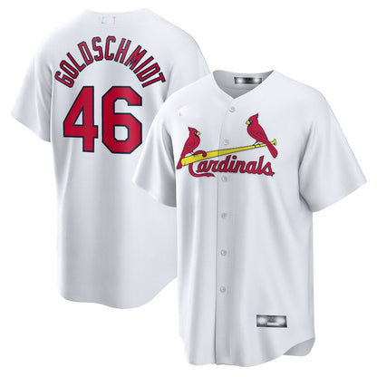 St. Louis Cardinals Paul Goldschmidt White Home Replica Player Name Jersey Baseball Jerseys - Main View