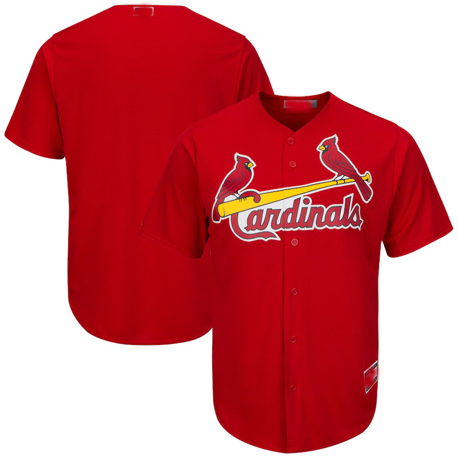 St. Louis Cardinals Red Big & Tall Replica Team Jersey Baseball Jerseys - Main View