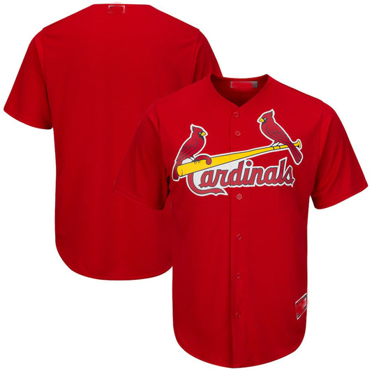 St. Louis Cardinals Red Big & Tall Replica Team Jersey Baseball Jerseys - Main View