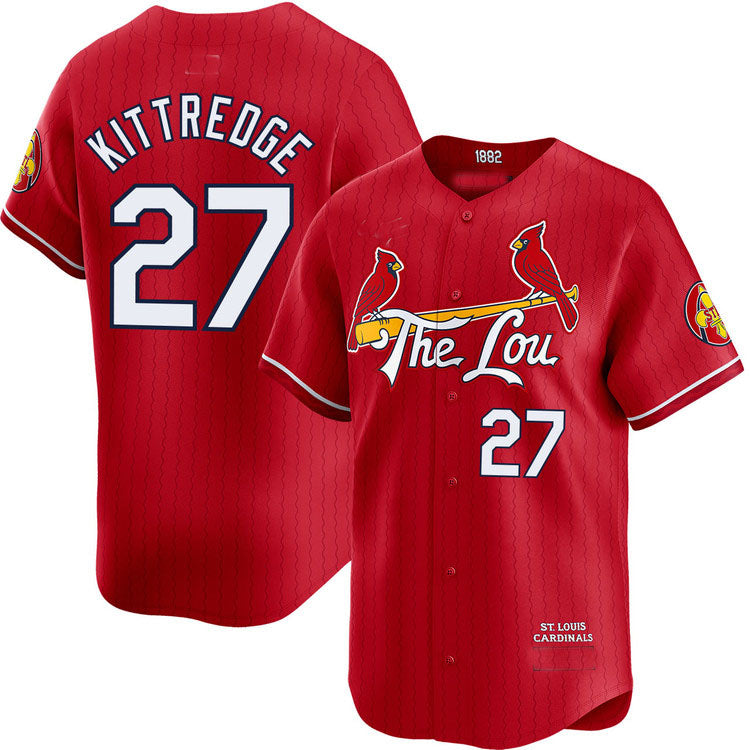 St. Louis Cardinals #27 Andrew Kittredge City Connect Limited Jersey Baseball Jerseys - Main View