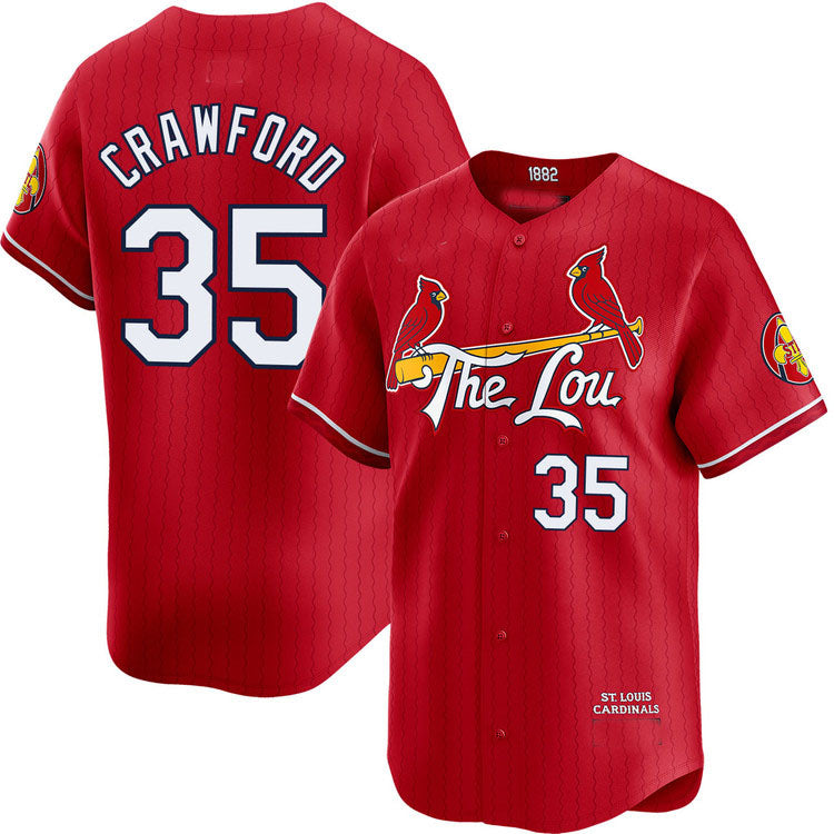 St. Louis Cardinals #35 Brandon Crawford City Connect Limited Jersey Baseball Jerseys - Main View
