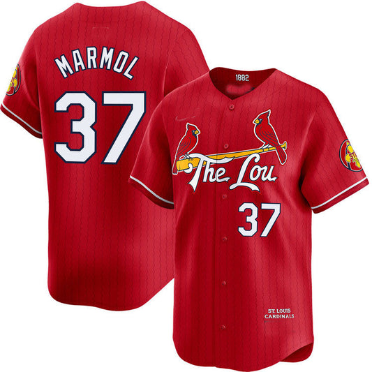 St. Louis Cardinals #37 Oliver Marmol City Connect Limited Jersey Baseball Jerseys - Main View
