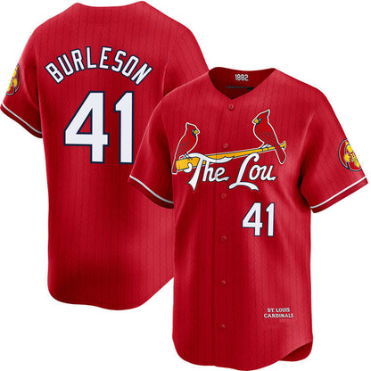 St. Louis Cardinals #41 Alec Burleson City Connect Limited Jersey Baseball Jerseys - Main View