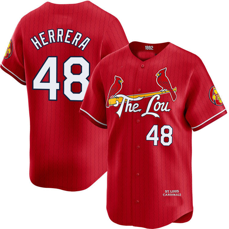 St. Louis Cardinals #48 Ivan Herrera City Connect Limited Jersey Baseball Jerseys - Main View