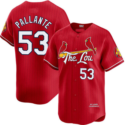 St. Louis Cardinals #53 Andre Pallante City Connect Limited Jersey Baseball Jerseys - Main View