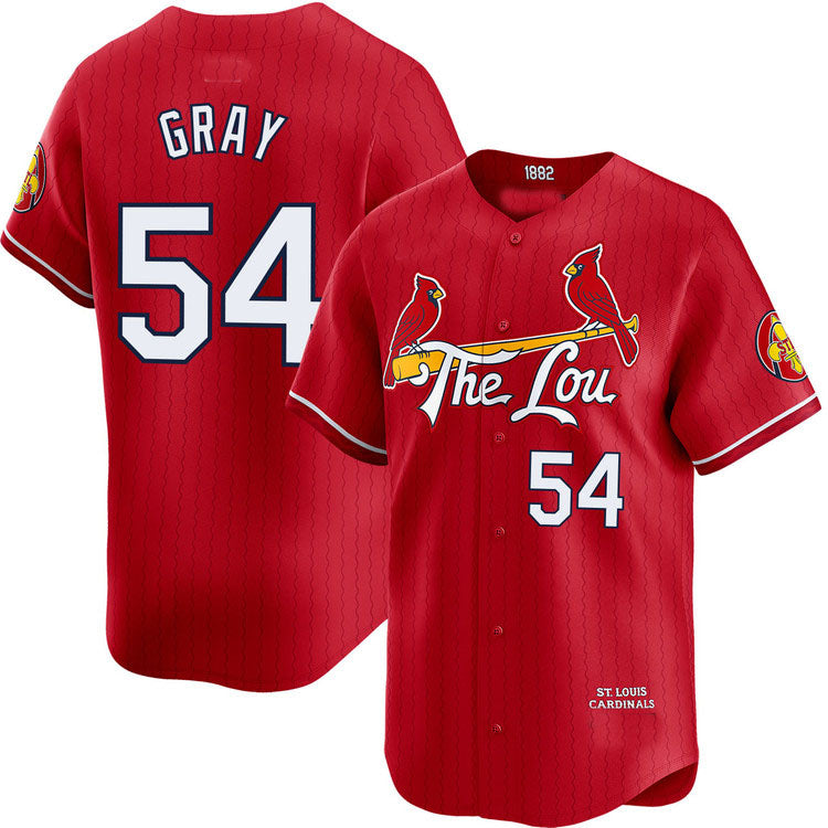 St. Louis Cardinals #54 Sonny Gray City Connect Limited Jersey Baseball Jerseys - Main View
