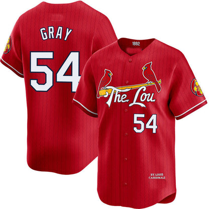St. Louis Cardinals #54 Sonny Gray City Connect Limited Jersey Baseball Jerseys - Main View