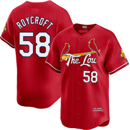 St. Louis Cardinals #58 Chris Roycroft City Connect Limited Jersey Baseball Jerseys - Main View