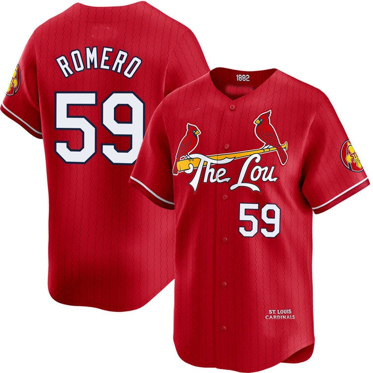 St. Louis Cardinals #59 JoJo Romero City Connect Limited Jersey Baseball Jerseys - Main View