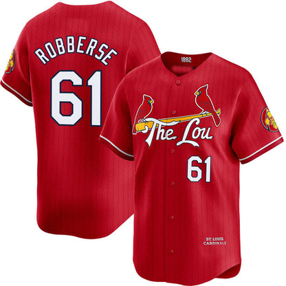 St. Louis Cardinals #61 Sem Robberse City Connect Limited Jersey Baseball Jerseys - Main View